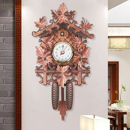 Vintage Clock Wall Clock Quartz Hanging Clock Timer Home Clock Decor