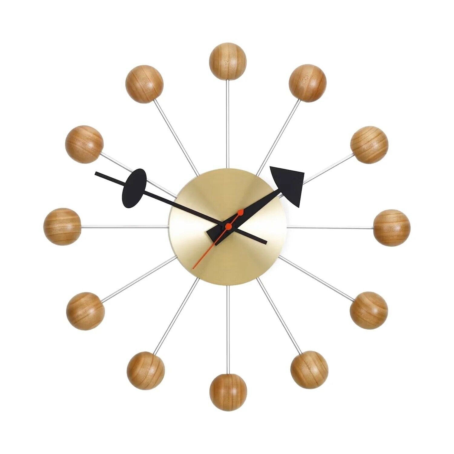 Vintage George Nelson Ball Clock Mid Century Modern MCM Design
