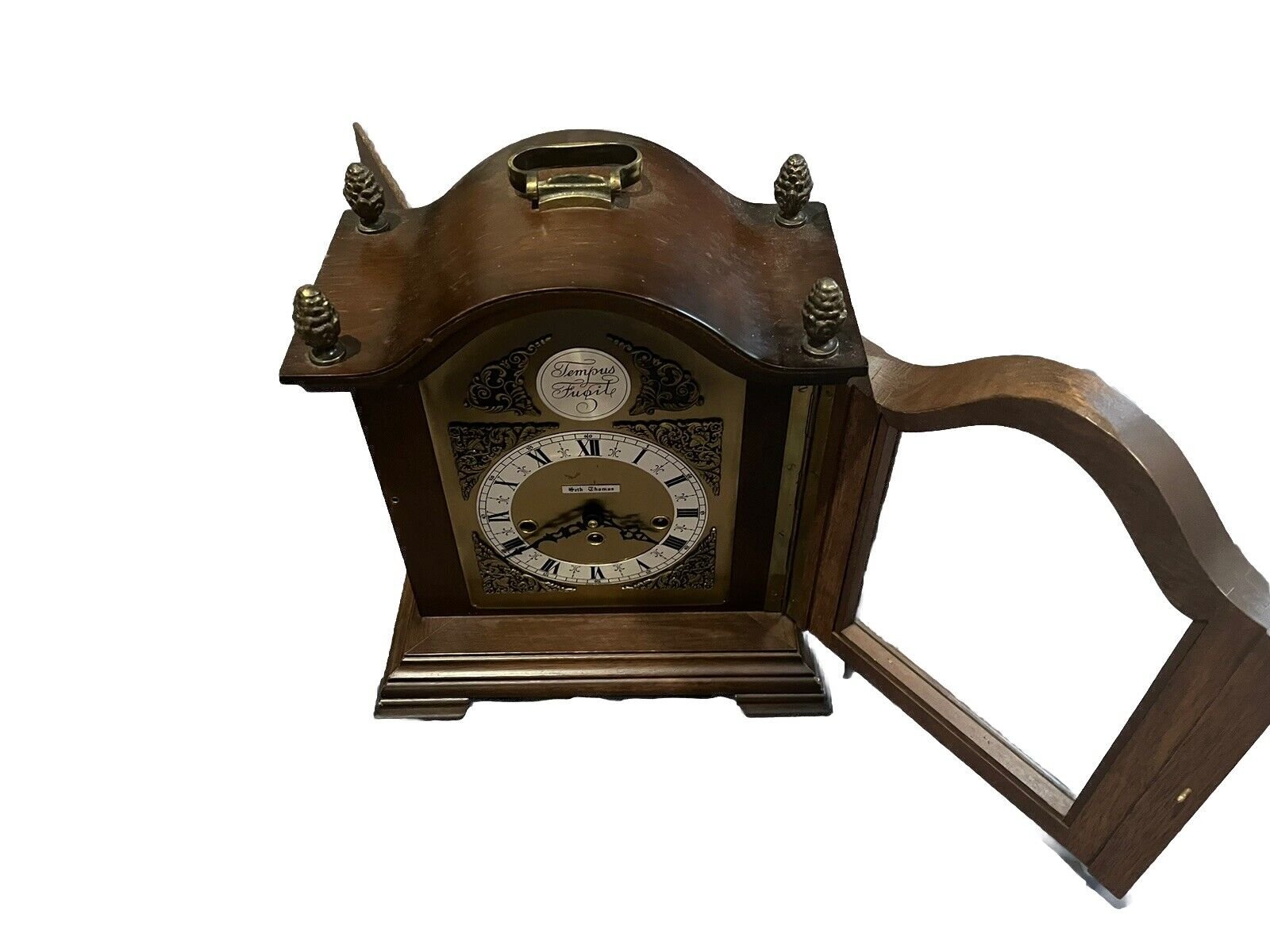 Vintage Tempus Fugit Bentima mechanical Clock tested/working