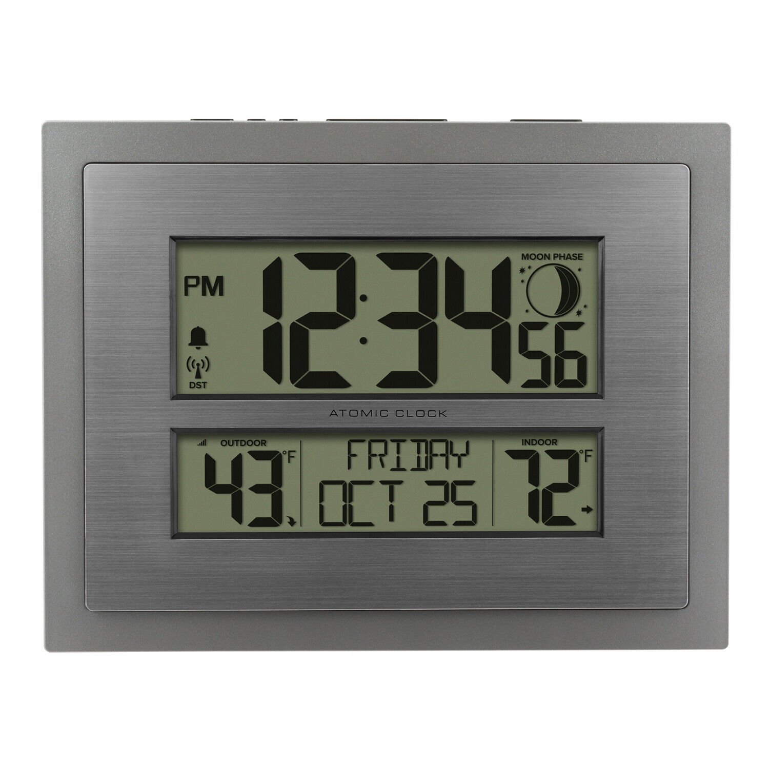 W79752-BHG La Crosse Technology Atomic Digital Wall Clock TX141V3 - Open Box