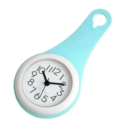 Wall Clock Clock Bathroom Waterproof Small Digital Silent Shower Clock Decor