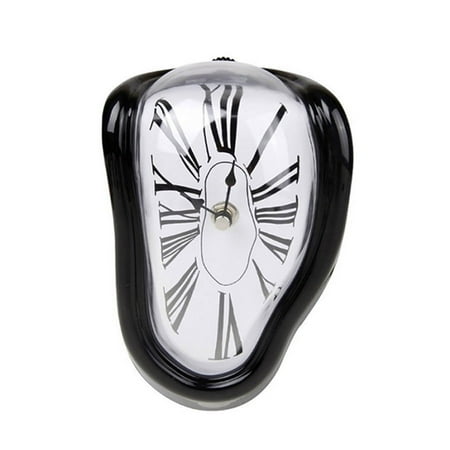 Wall Clock Modern Design Melting Distorted Wall Clocks Decoration Gift Home Garden Surrealist Salvador Dali Style Wall Watch