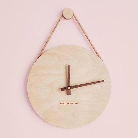 Wall Clock Wooden Nordic Japanese Creative Clocks Home Living Room Clock Decoration Creative Gifts