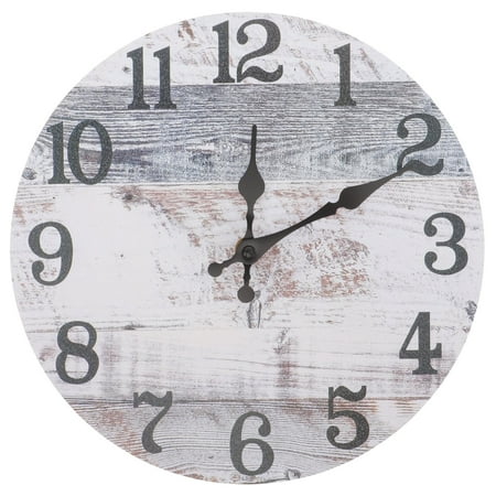 Wall Mounted Round Clock Quiet Movement Clock Home Wall Hanging Clock Adornment