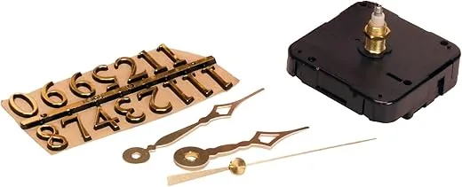 Walnut Hollow 3 Piece Clock Kit for 3/4-inch Surfaces, Use to Repair or Design your Own Clock