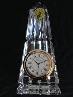 Waterford Crystal Obelisk Clock