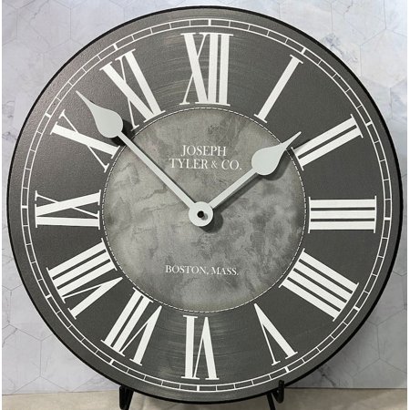 Waterford Gray Hanging Wall Clock | Ultra Quiet Quartz Mechanism | Comes in 8 Size