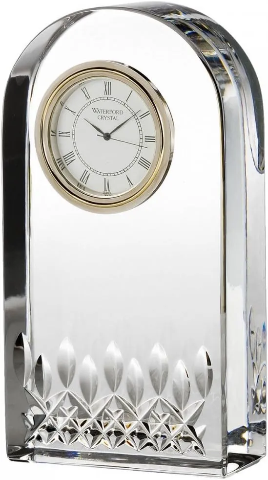 Waterford Lismore Essence Clock, 5.4", Clear