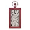 Waverly Distressed Red Rectangle Wall Clock