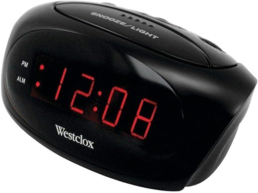 Westclox 0.6 in. L x 6 in. H Black Digital-Mfg# 70044A - Sold As 4 Units