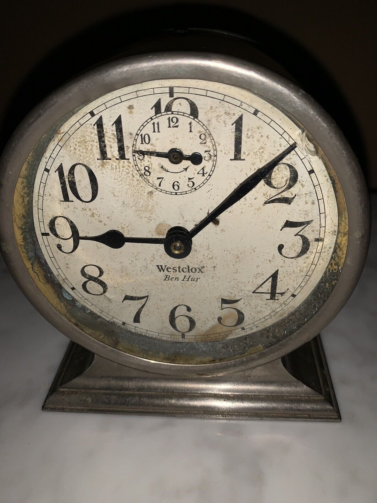 Westclox Ben Hur style 1 alarm clock