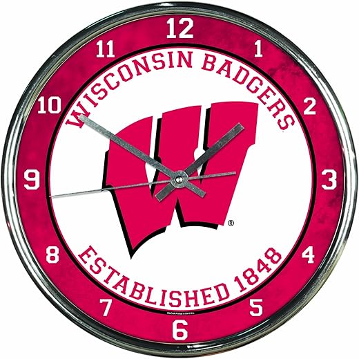 Best Wisconsin Badgers Desk Clocks