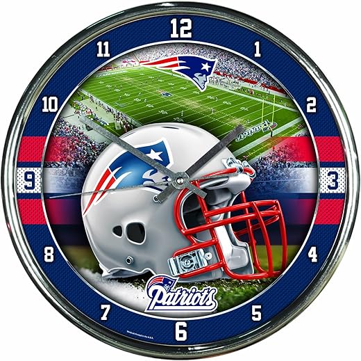 WinCraft NFL Chrome Clock