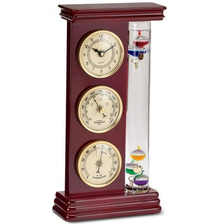 Wind & Weather Galileo Weather Station with Clock, Barometer and Thermometer