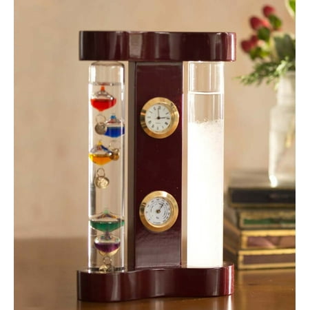 Wind & Weather Galileo Weather Station with Fitzroy Storm Glass, Clock and Hygrometer