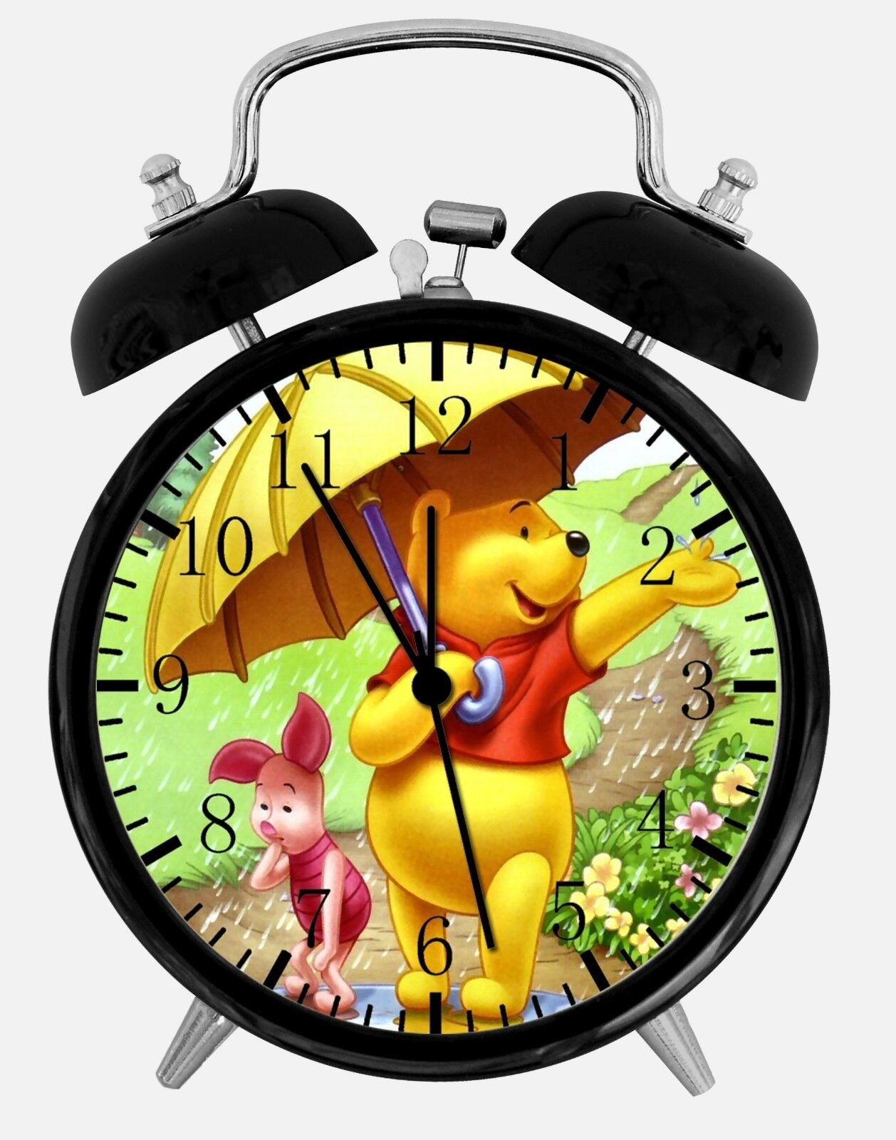 Winnie The Pooh Alarm Desk Clock 3.75" Home Office Decor Z07 Nice For Gift