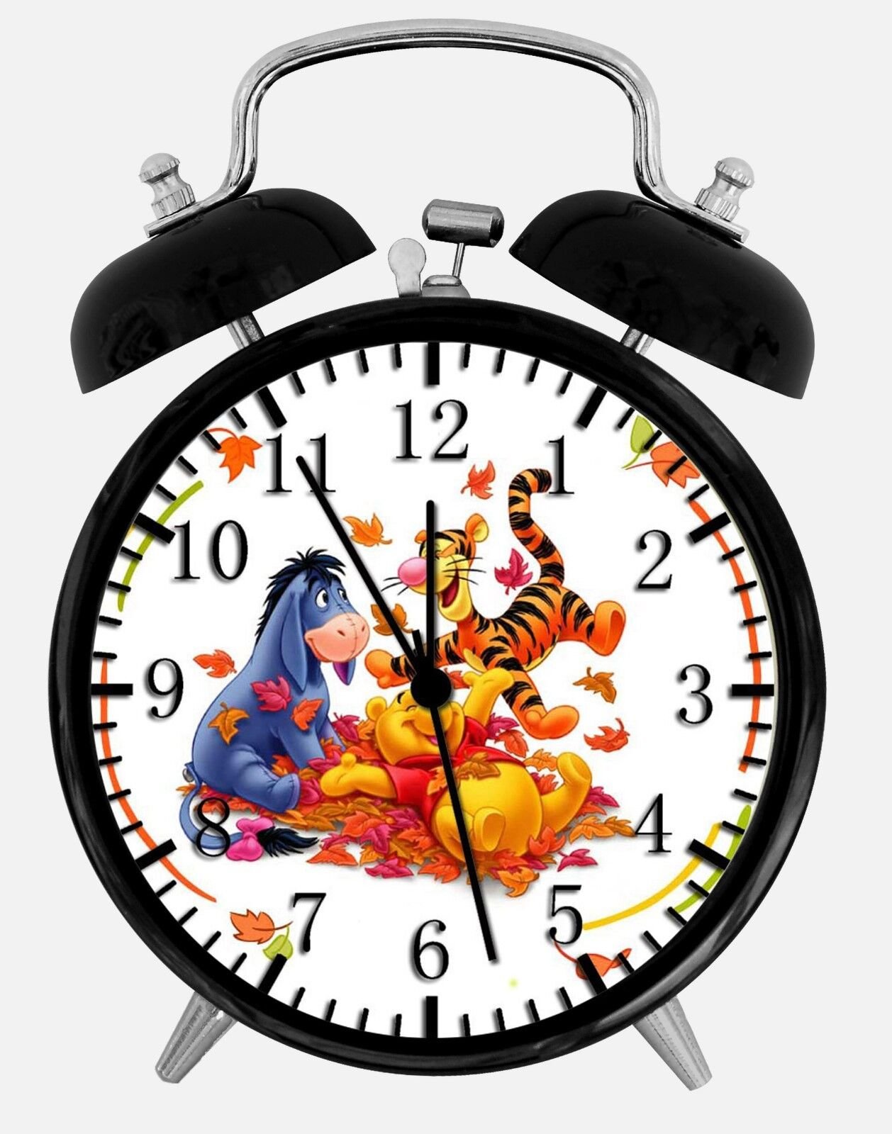 Winnie The Pooh Alarm Desk Clock 3.75" Home or Office Decor Z69 Nice For Gift