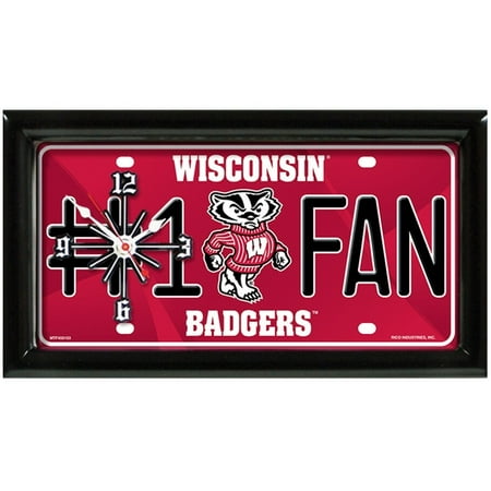 Wis Badgers Clock