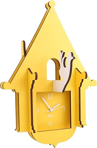 WOLF 333882 Jigsaw Cuckoo Clock, Yellow