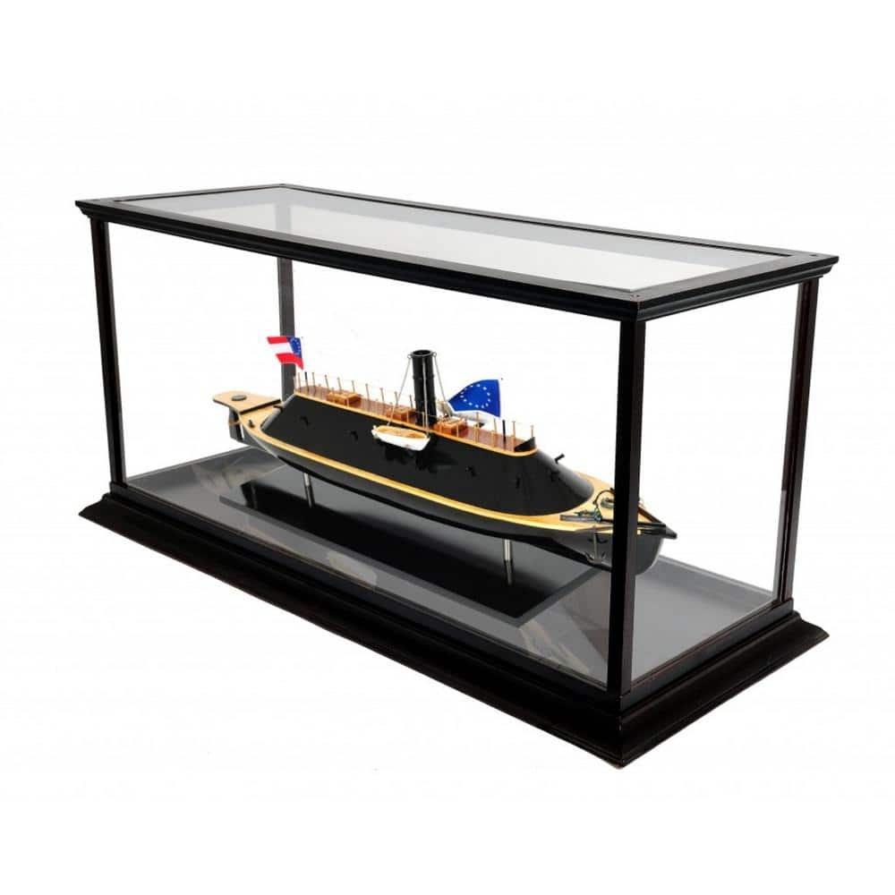 Wood Hand Painted Boat Decorative Sculpture