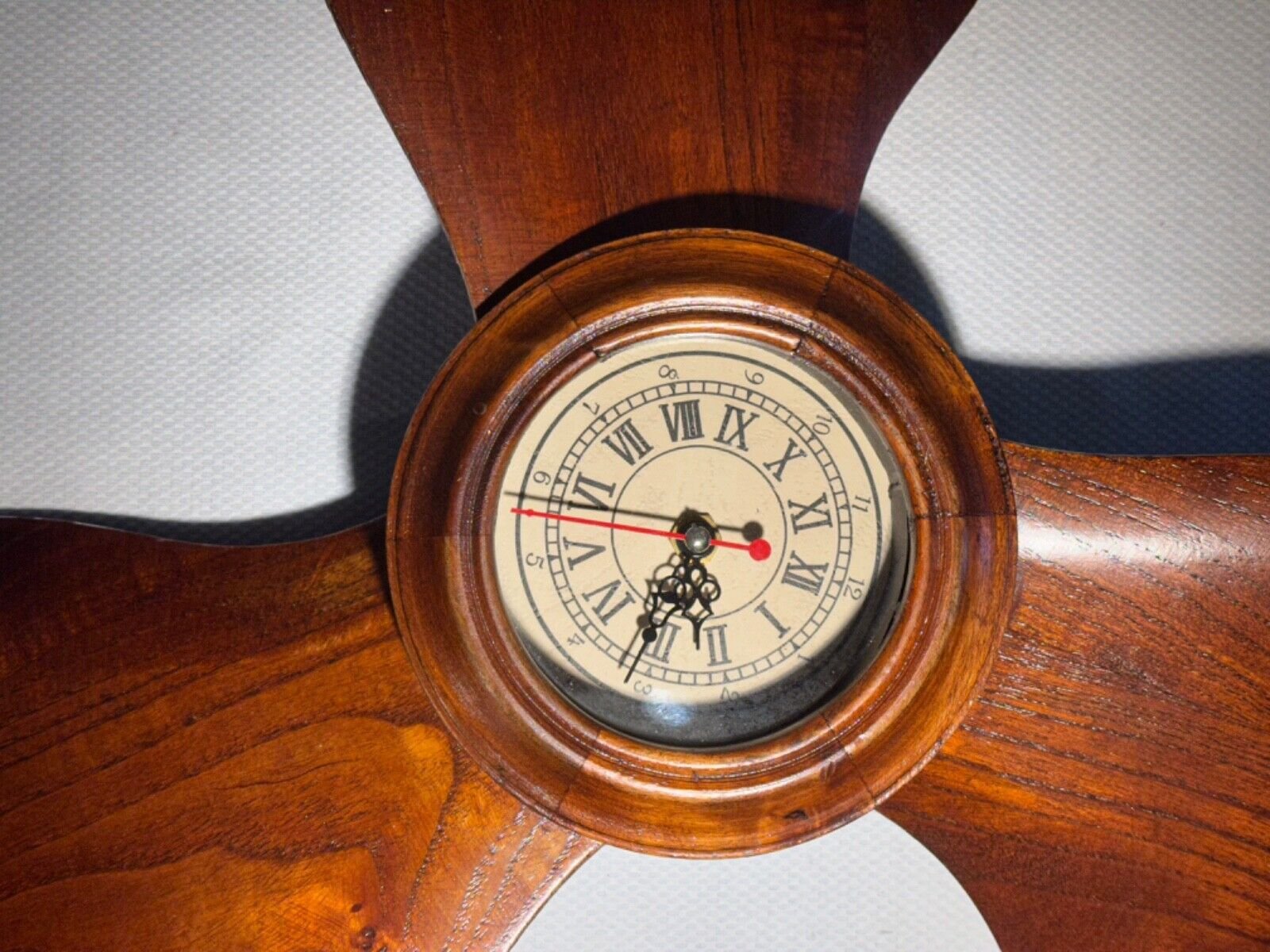 Wood Propeller Wall Clock Quartz Clock