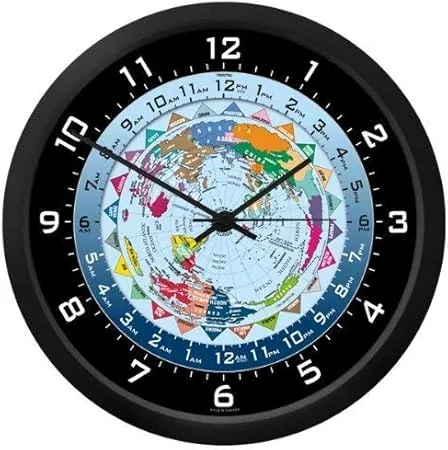 World Time Clock - 10 Inch