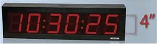 Valcom VIP-D640ADS IP Poe 6 Digit 4 Inch Digital Clock Double Sided