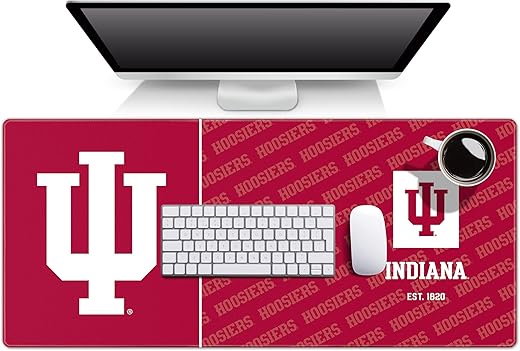 YouTheFan NCAA Indiana Hoosiers Logo Series Desk Pad