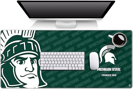 YouTheFan NCAA Michigan State Spartans Logo Series Desk Pad