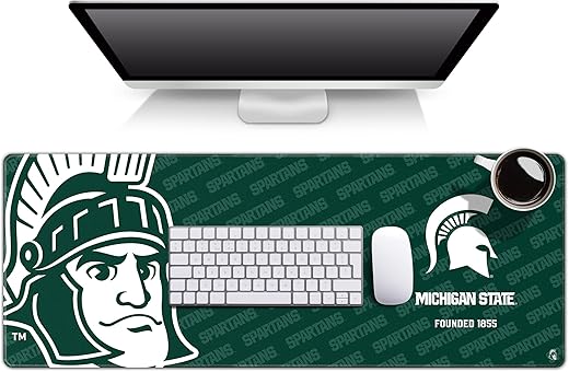 YouTheFan NCAA Michigan State Spartans Logo Series Desk Pad SMU