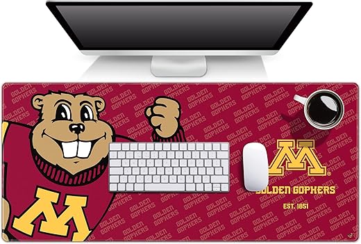 YouTheFan NCAA Minnesota Golden Gophers Logo Series Desk Pad