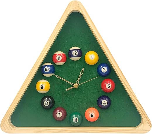 Best Octagonal Wood Billiards Quartz Clocks