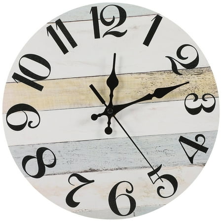 Yuan Wall Mounted Round Clock Quiet Movement Clock Home Wall Hanging Clock Adornment