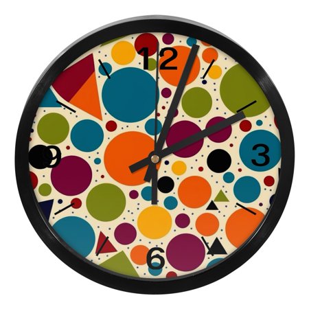 YZUOUZY Wall Decor,Large Wall Clock,PP Plastic Wall Clocks,Colorful Smooth Modern Art