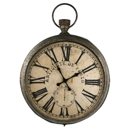 Zentique 45 in. Iron Wall Clock