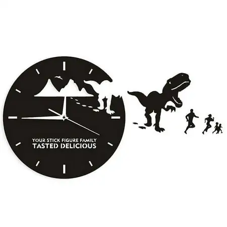 1pcs Dinosaur Wall Clock