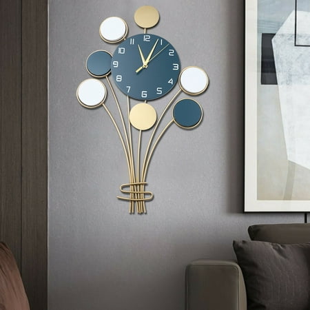 25 Large Hanging Wall Clock Metal Living Room Wall Watch Home Decor Gift DIY