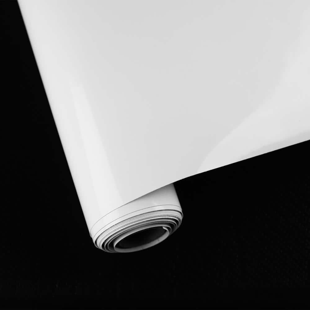 2 Rolls White Chalkboard Wall Sticker 23.62 in. x 6.56 ft. Peel...