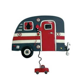 Allen Designs Camper Life Resin Pendulum Wall Clock Home Decor