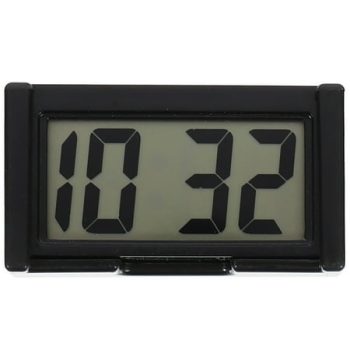 Battery Alarm Clock Car Electronic Watch Digital Calendar Wall Vintage Table Clocks Operated Retro Decorative