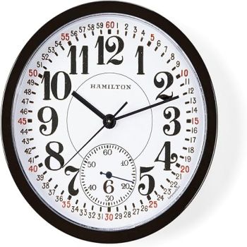 CafePress Hamilton Railroad Pocket Watch Unique Decorative 10 Wall Clock