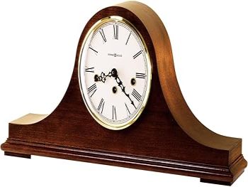 Howard Miller Mason Mantel Clock 630-161 – Mechanical, Windsor Cherry Home Decor, Key-Wound, Single-Chime Movement