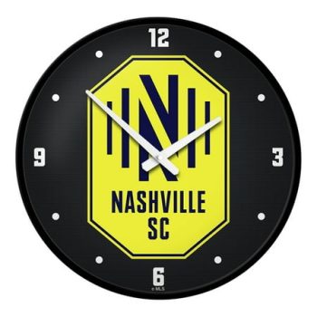 Nashville SC 17.5 Modern Disc Wall Clock