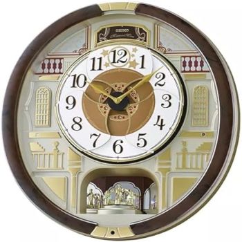 Seko Melodies in Motion 2024 Musical Wall Clock, Limited Edition Quartz Movement