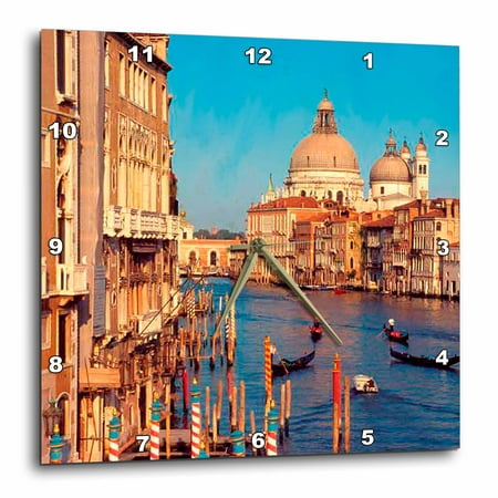 3dRose Venice Italy - Wall Clock, 10 by 10-inch