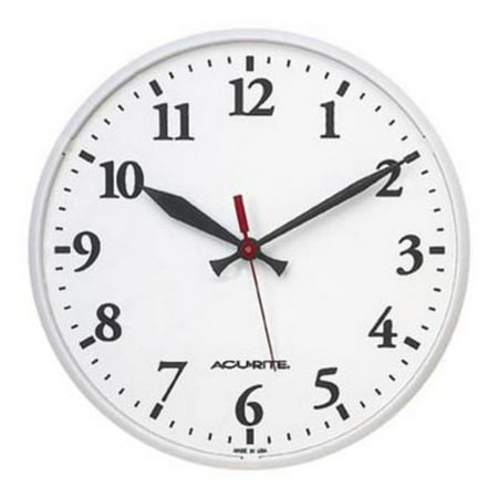 Acu-Rite 12.5 in. Round Indoor/Outdoor Wall Clock