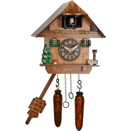 Alexander Taron 7.5 Engstler Battery-Operated Full Size Cuckoo Wall Clock