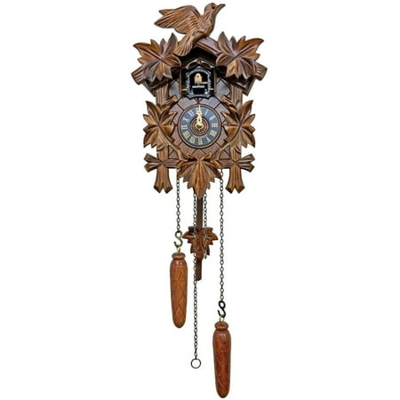 Alexander Taron 9.5 Engstler Full Size Battery-Operated Cuckoo Wall Clock