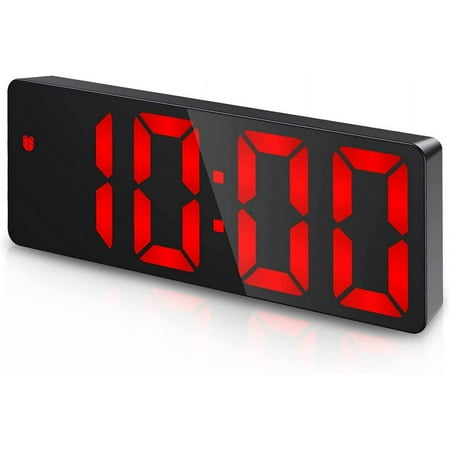 AMIR Digital LED Display Alarm Clocks, Temperature Voice Control