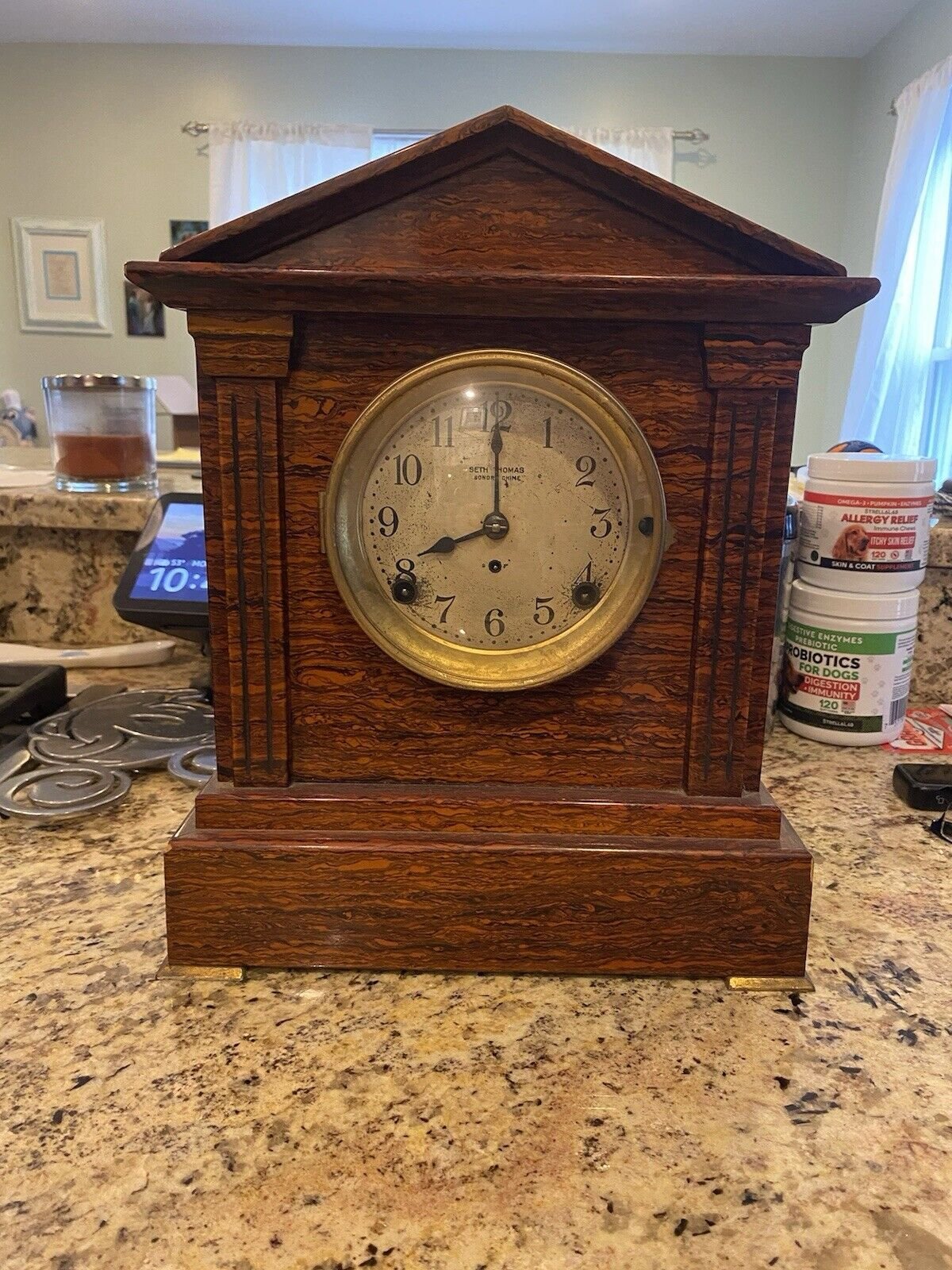 Antique Seth Thomas Sonora Chime Mantle Clock